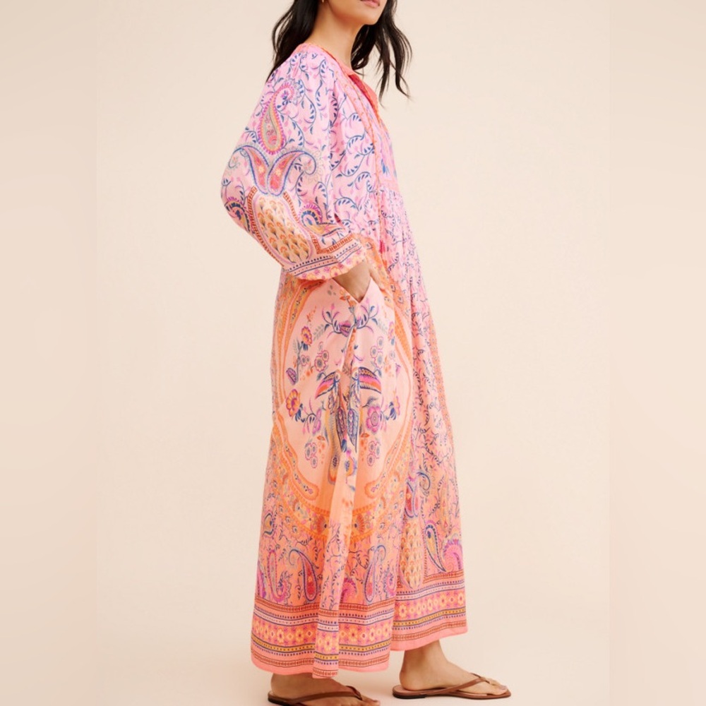 Farm Rio Mystical Winter Print Maxi Dress Size XS - Picture 3 of 14